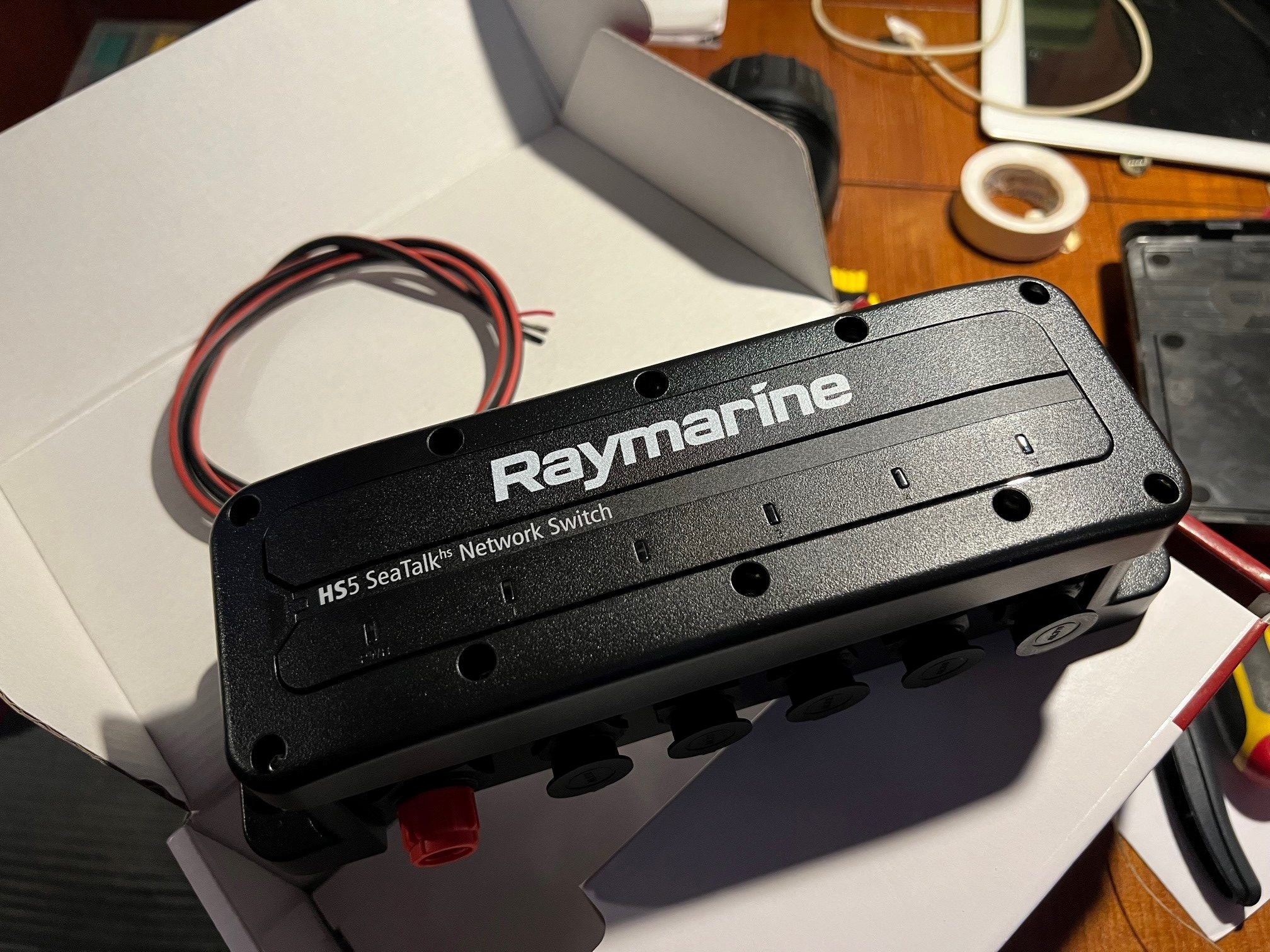 Raymarine HS5 Network Switch Installation